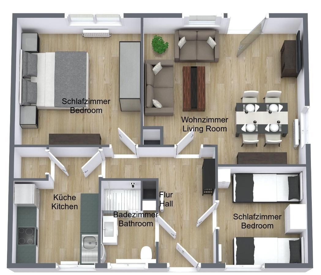 Ferienhaus Kirschbluete มอนเชา ภายนอก รูปภาพ